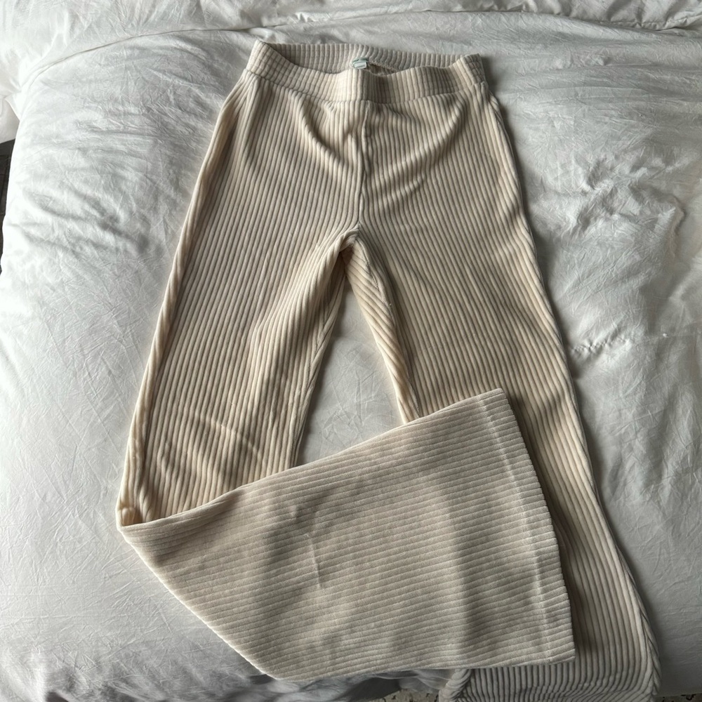 Aerie velour flare pants
